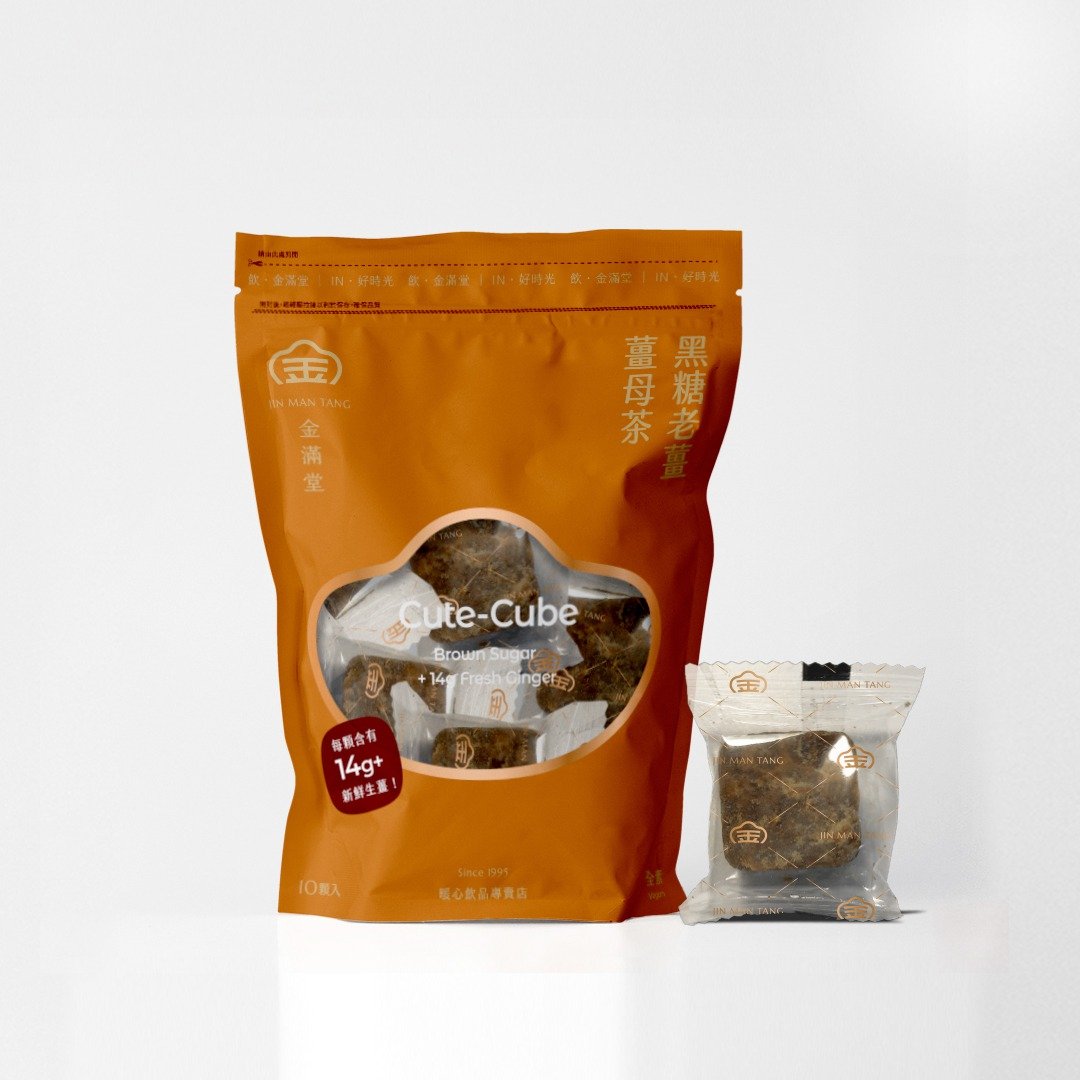 【全馆满额享包邮】cute.cube 黑糖老姜姜母茶 - 茶 - 新鲜食材 卡其色