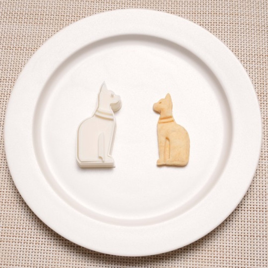 Bastet (cookie cutter / cookie type) - 厨房用具 - 木头 