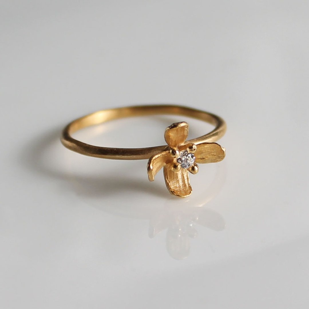 Mizuhikisou ring - 戒指 - 纯银 金色