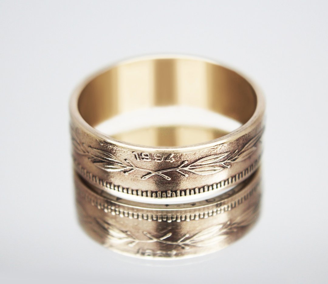 Chile Coin Ring 100 pesos 1981-2000 coin rings for men coin rings for women - 戒指 - 其他金属 