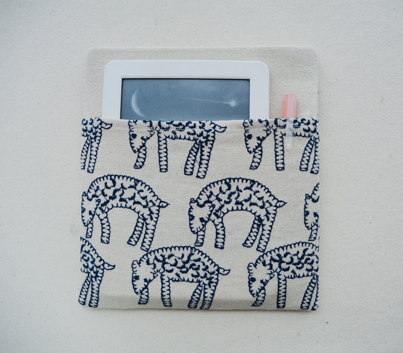 极简直插袋hyread 防水防震mooink电子阅读器保护套文石 KOBO - 电脑包 - 棉．麻 白色