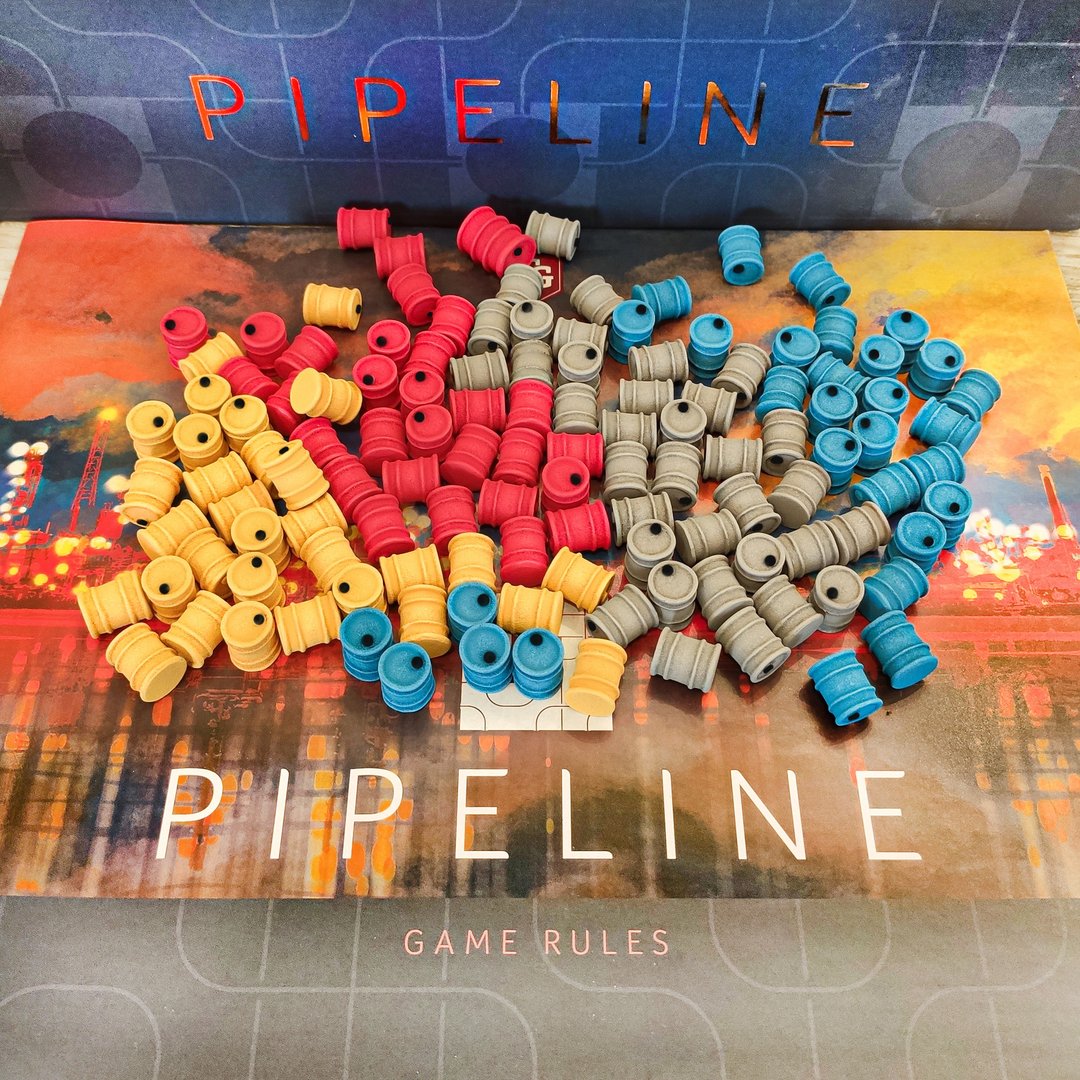 与 Pipeline 棋盘游戏兼容的豪华资源代币。 - 桌游/玩具 - 其他材质 