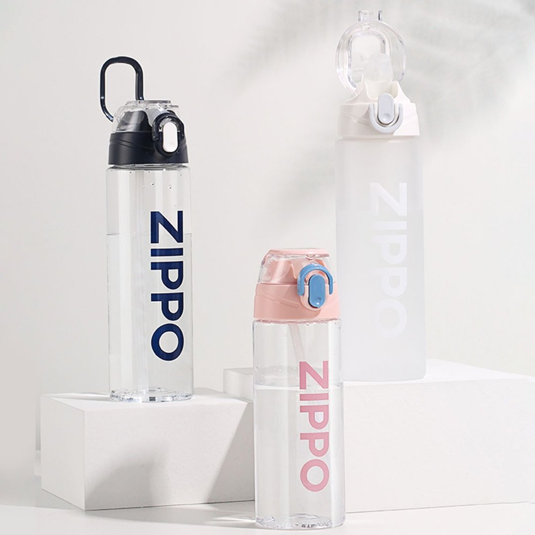 ZIPPO 运动吸管水壶 600ml 运动水壶 水瓶 随身水瓶 健身水瓶 - 水瓶/水壶 - 塑料 多色