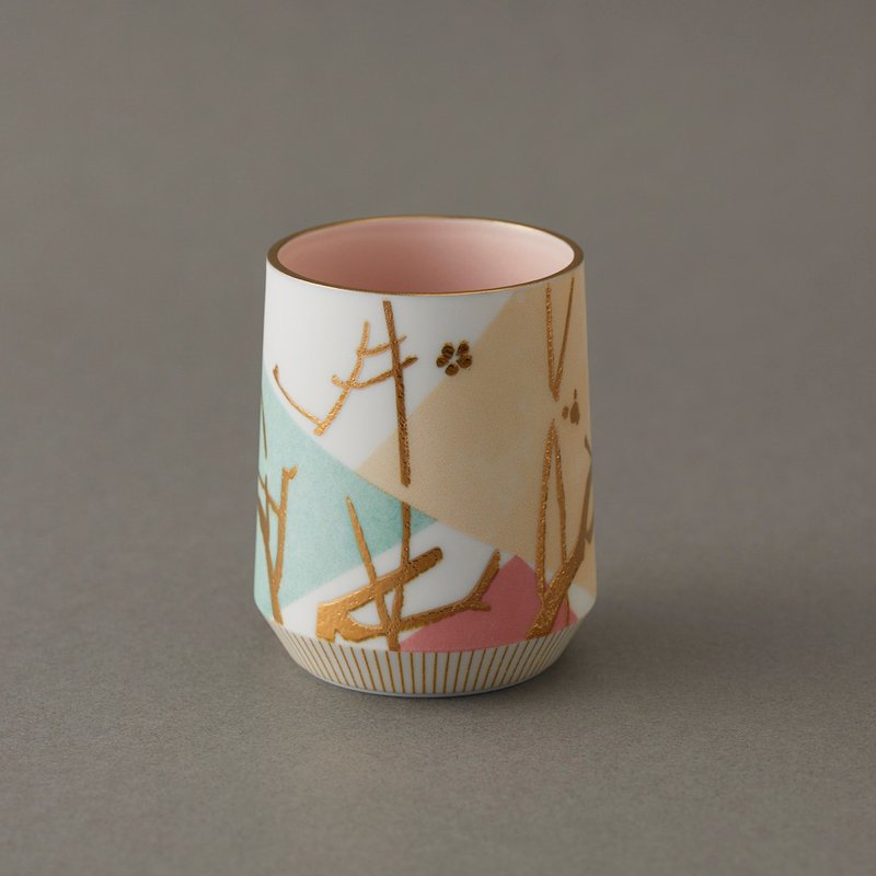 unnamed japan | 美浓烧 (铜版转印)  茶杯 / 梅 - 其他杯子 - 陶 多色