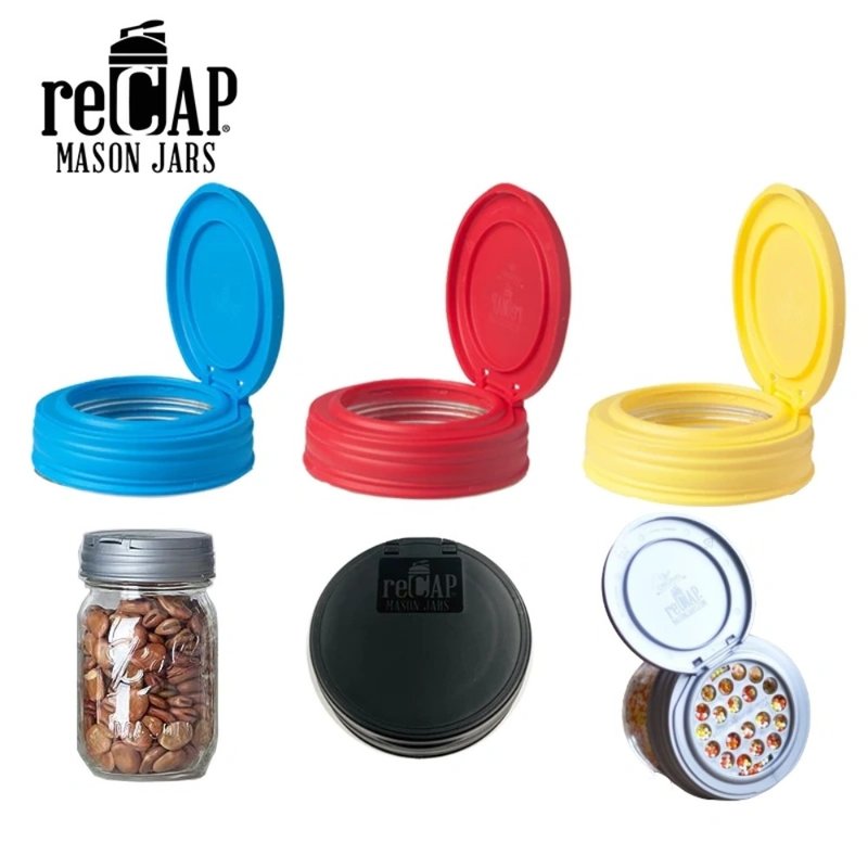 reCAP 窄口掀式瓶盖 - 其他 - 塑料 多色