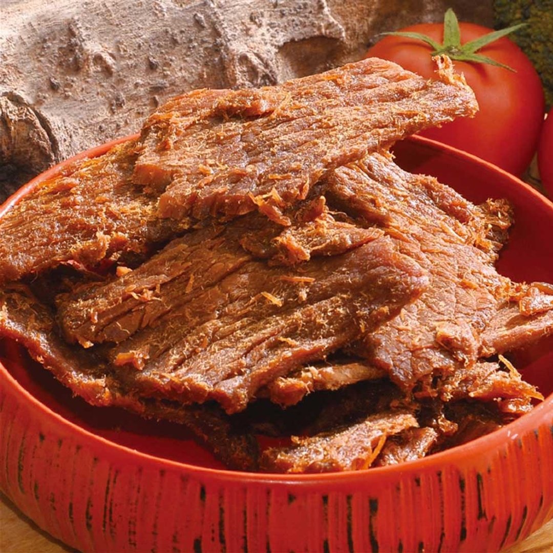 【滋美珍猪肉干】烘焙猪肉片 150g/266g - 肉干/肉松 - 其他材质 红色