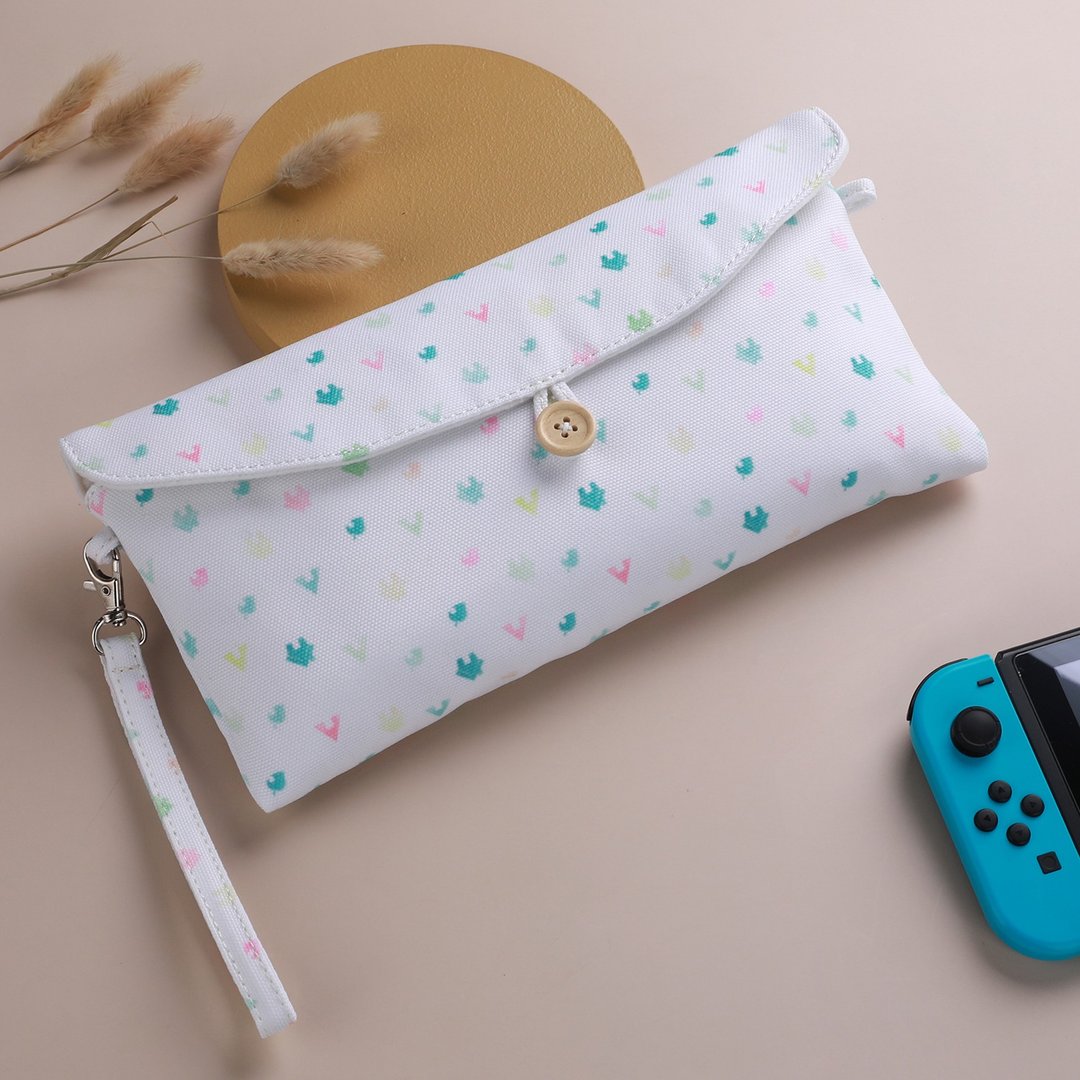 防水Nintendo Switch收纳包 防撞包 掌机包 保护袋-深灰/浅灰 - 数码小物 - 其他材质 白色