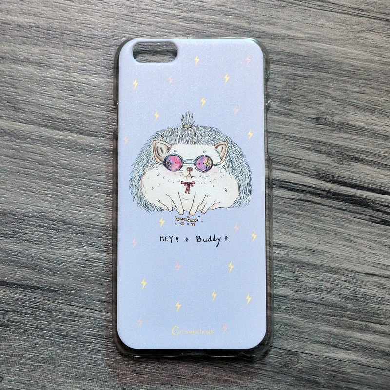 刺猬小怪兽系列 Vol.1 刺仔卜卦仙 手机壳 - 手机壳/手机套 - 塑料 多色