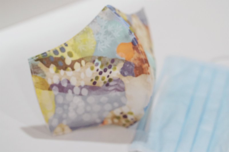 Bucute a28成人立体 口罩套/可清洗/需搭配医疗口罩/海底珊瑚 - 口罩 - 其他人造纤维 多色