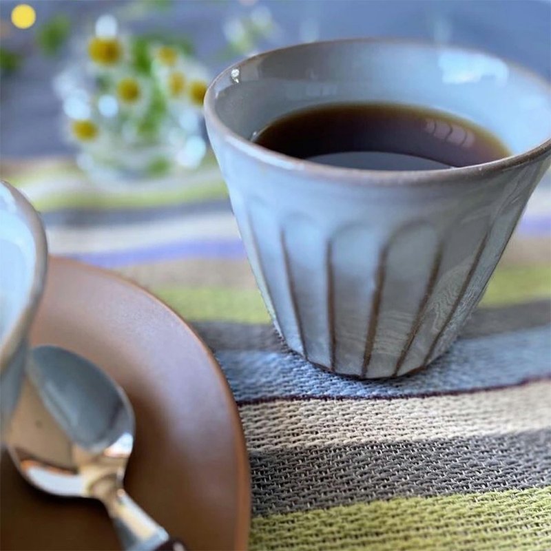 小石原烧 小石原烧 白釉杯 免费碗 Maruta 窑 - 其他杯子 - 陶 白色
