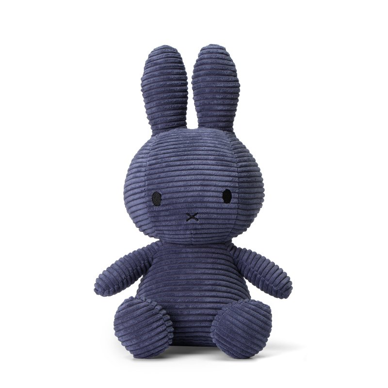 Bon Ton Toys | Miffy 米飞兔 灯芯绒娃娃 蓝色 33cm - 玩偶/公仔 - 其他材质 蓝色