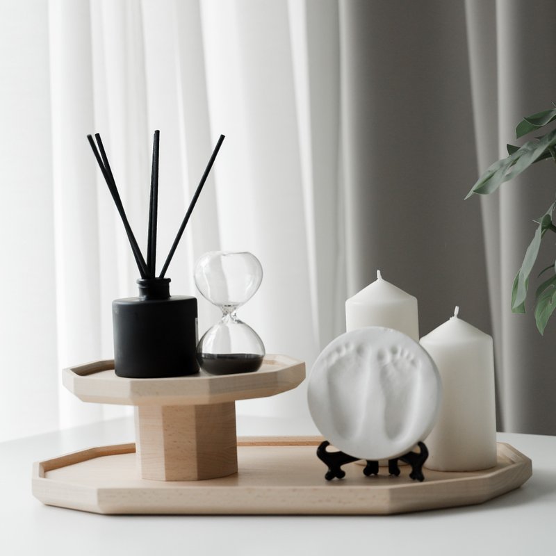 Pana Objects 暖木双层托盘组 - 置物架/篮子 - 木头 咖啡色
