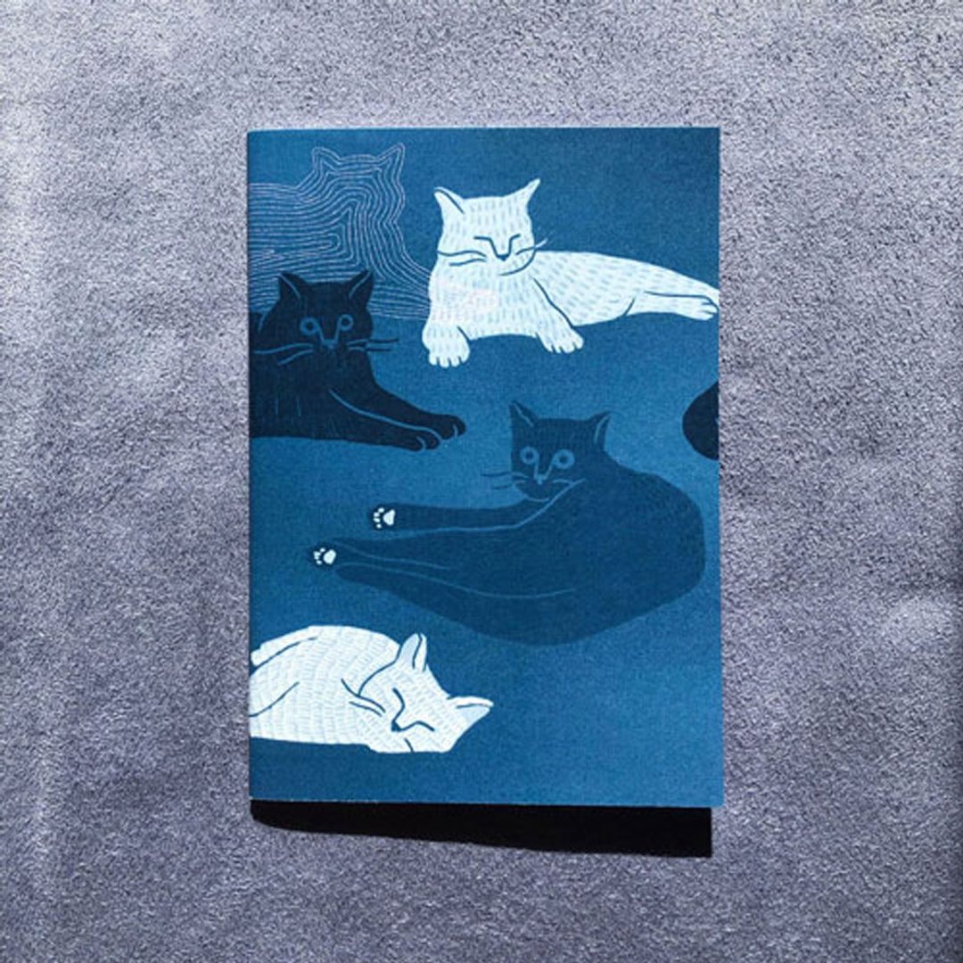 NOT ONLY YOU・不只想养一只猫 笔记本 - 笔记本/手帐 - 纸 蓝色
