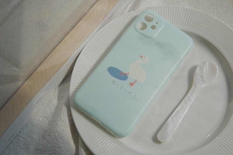 试探鸭鸭 iPhone 手机软壳 - 手机壳/手机套 - 塑料 蓝色