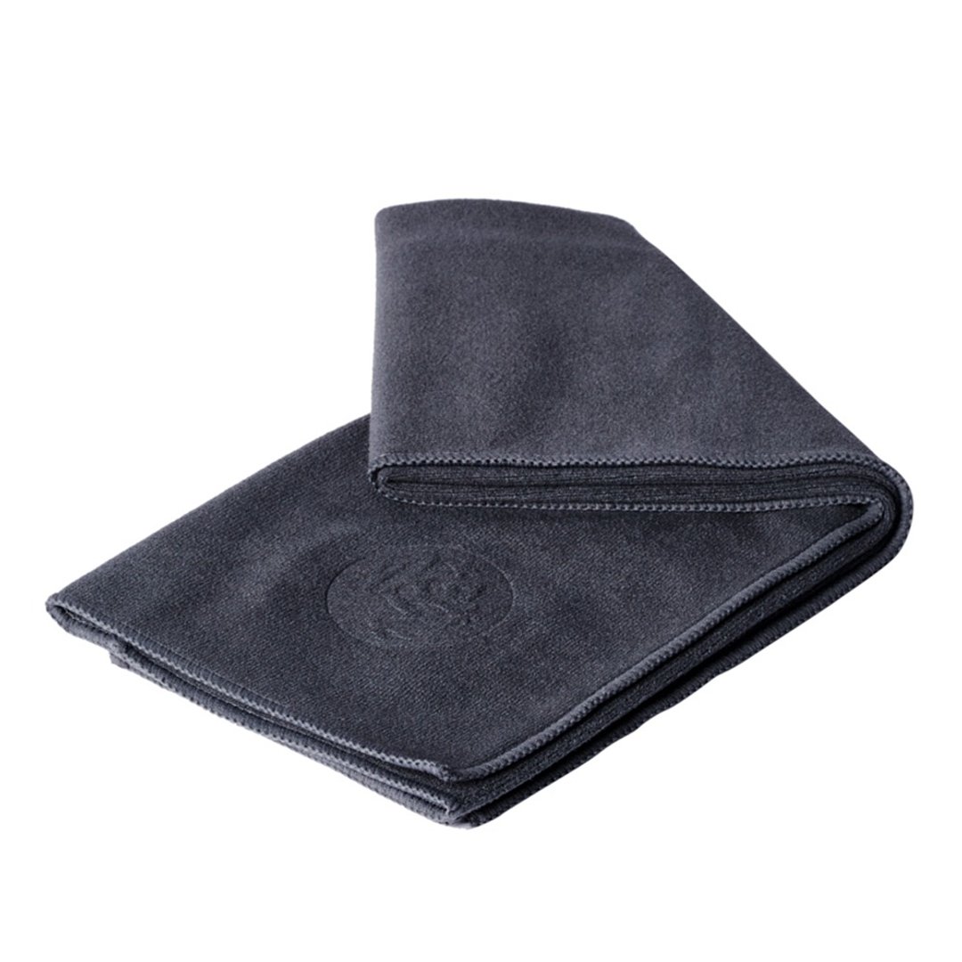 【Manduka】eQua Hand Towel 瑜珈手巾 - Thunder (湿止滑) - 运动配件 - 聚酯纤维 灰色