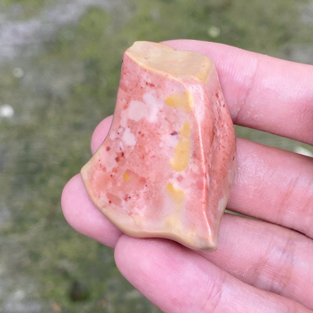 【Lost and find】天然石 戈壁 沙漠石 樱花 原石 - 摆饰 - 宝石 粉红色