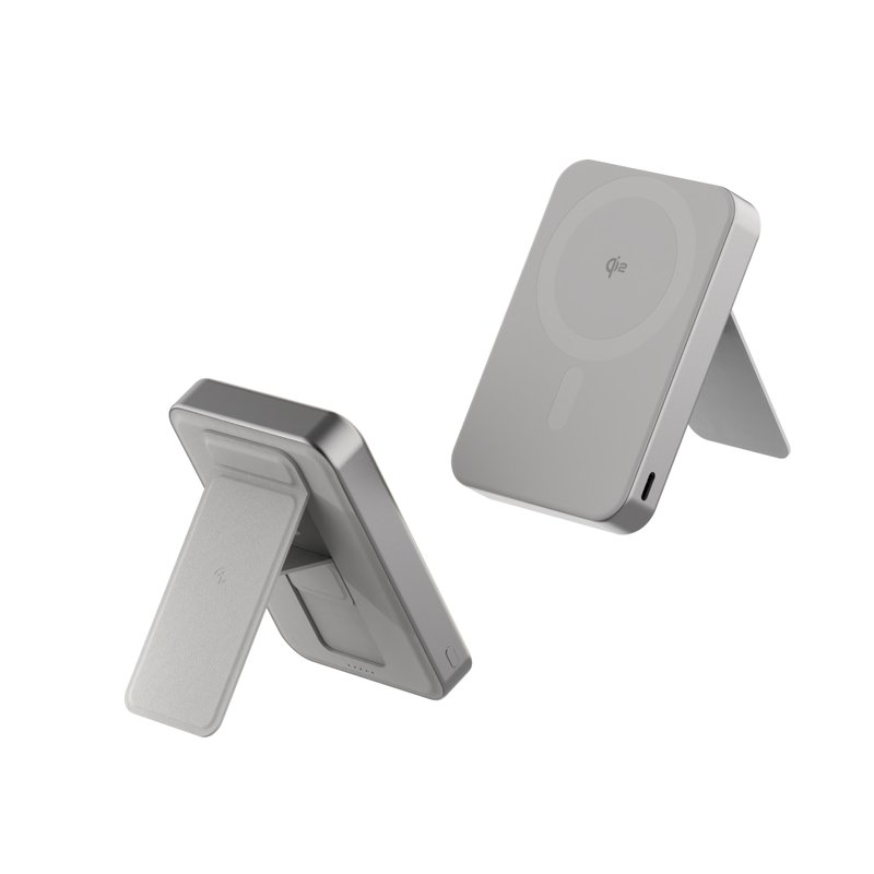 Allite LITE 超薄充 10000 mAh Qi2 磁吸支架行动电源 - 充电宝/传输线 - 其他材质 灰色