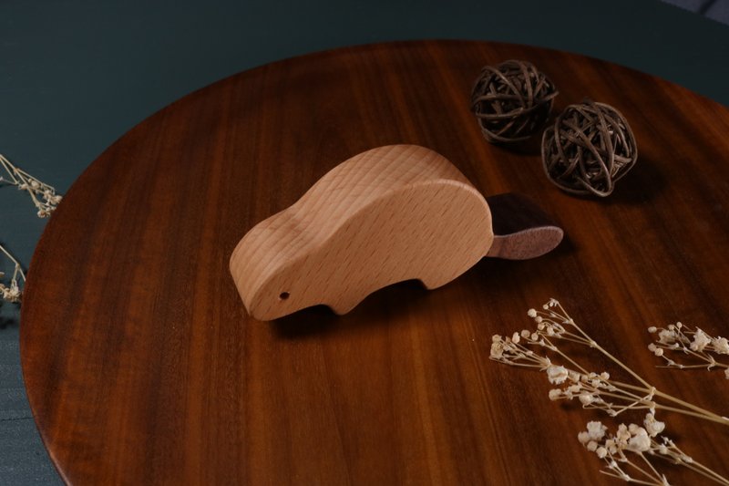 疗愈系木偶 x 心愈伙伴 - 河狸 - 玩偶/公仔 - 木头 