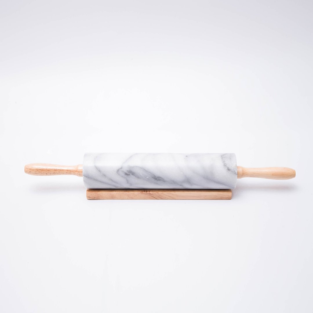 【奇钰家居】大理石擀面棍 - 厨房用具 - 石头 白色