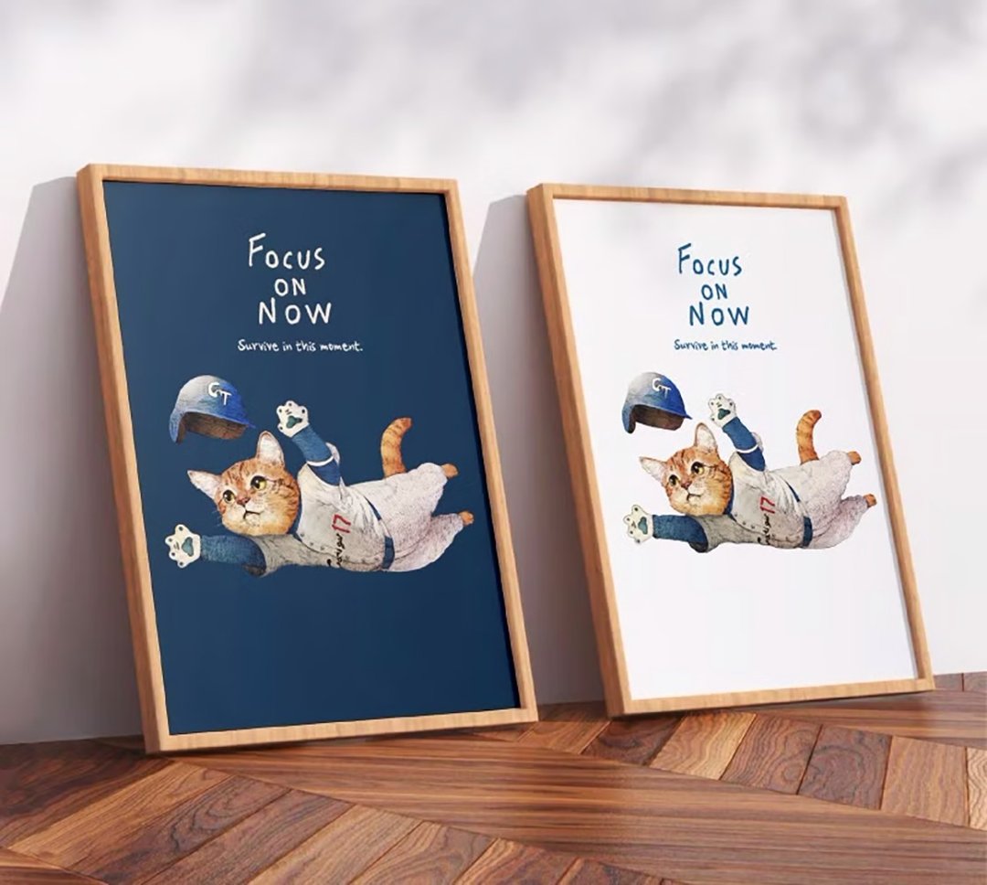 FOCUS ON NOW / 原创海报 / A4 或 A3 尺寸 - 海报/装饰画/版画 - 塑料 白色