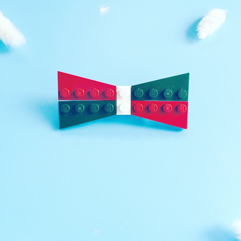 LET'S GO WORKSHOP • BOWTIE 手工 限量 积木 领结 颈链 发饰 一物多用 bow tie发夹  蝴蝶结 发饰 Hair Accessories - 领带/领带夹 - 其他材质 多色