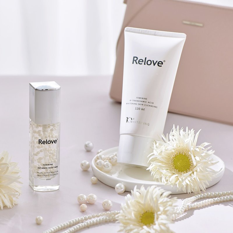 Relove 御用奇迹嫩白组(私密肌清洁+净柔白桃EX 私密保养) - 私密护理 - 其他材质 透明