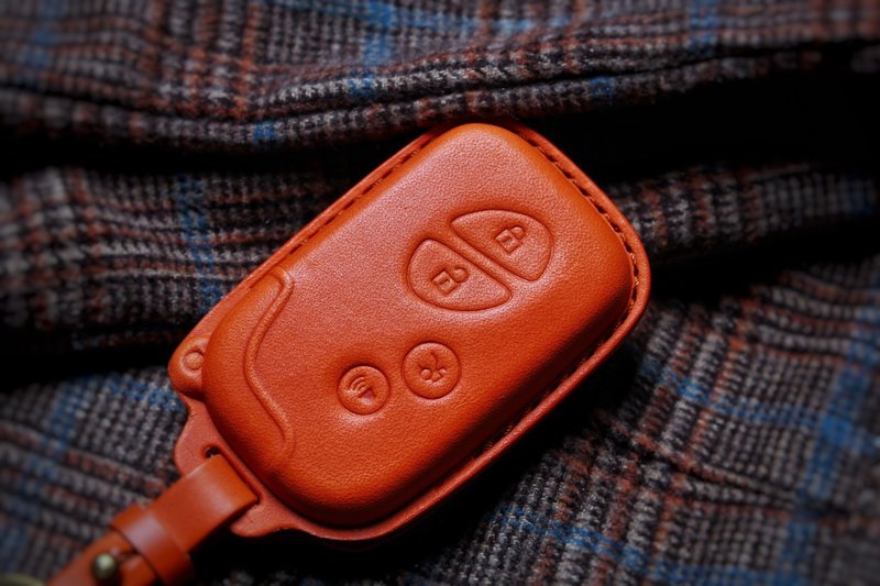 凌志 Lexus IS300 ES RX350 NX200 UX250 LS500 汽车钥匙皮套 - 钥匙链/钥匙包 - 真皮 黑色