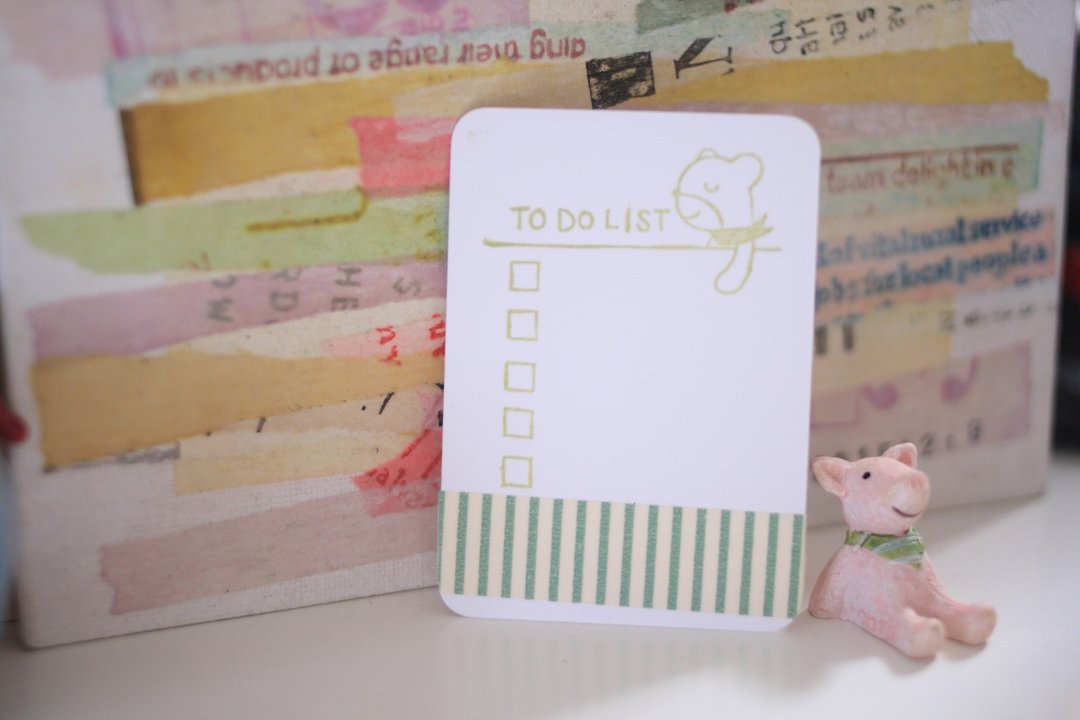 小熊 TO DO LIST - 印章/印台 - 橡胶 