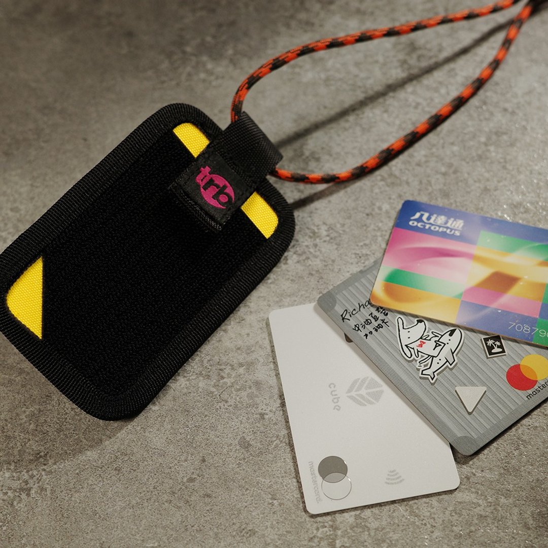 action card holder(北欧黄) 魔鬼毡个性感应卡套 悠游卡 信用卡 - 证件套/卡套 - 其他材质 黄色