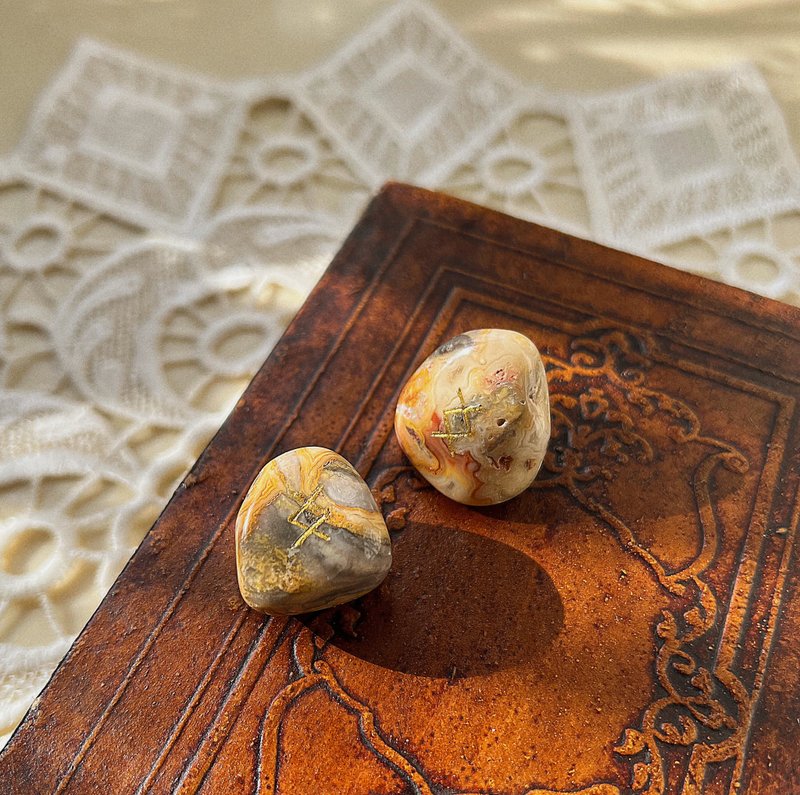 【休息再冲刺】卢恩符文转化石 | 无限可能性 | 守护符 | 礼物 - 其他 - 半宝石 多色