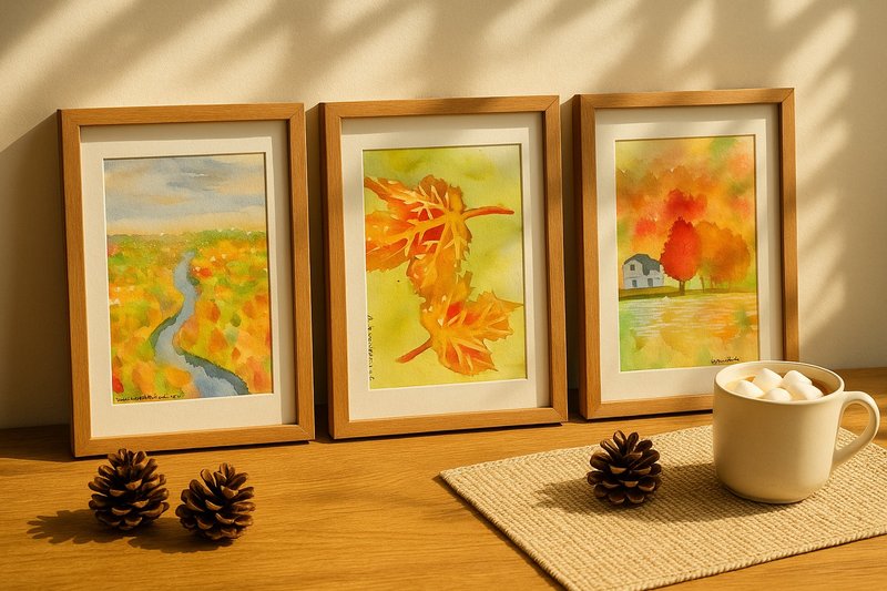 秋叙时光 - 卡片/明信片 - 纸 