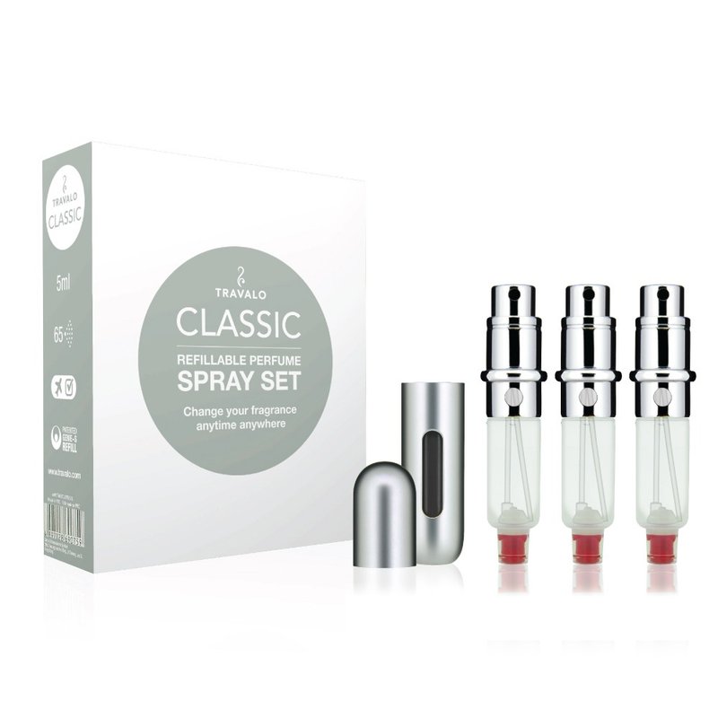 英国 Travalo 便擕式香水分装瓶 Classic 套装系列 香水瓶 分装瓶 - 收纳用品 - 不锈钢 