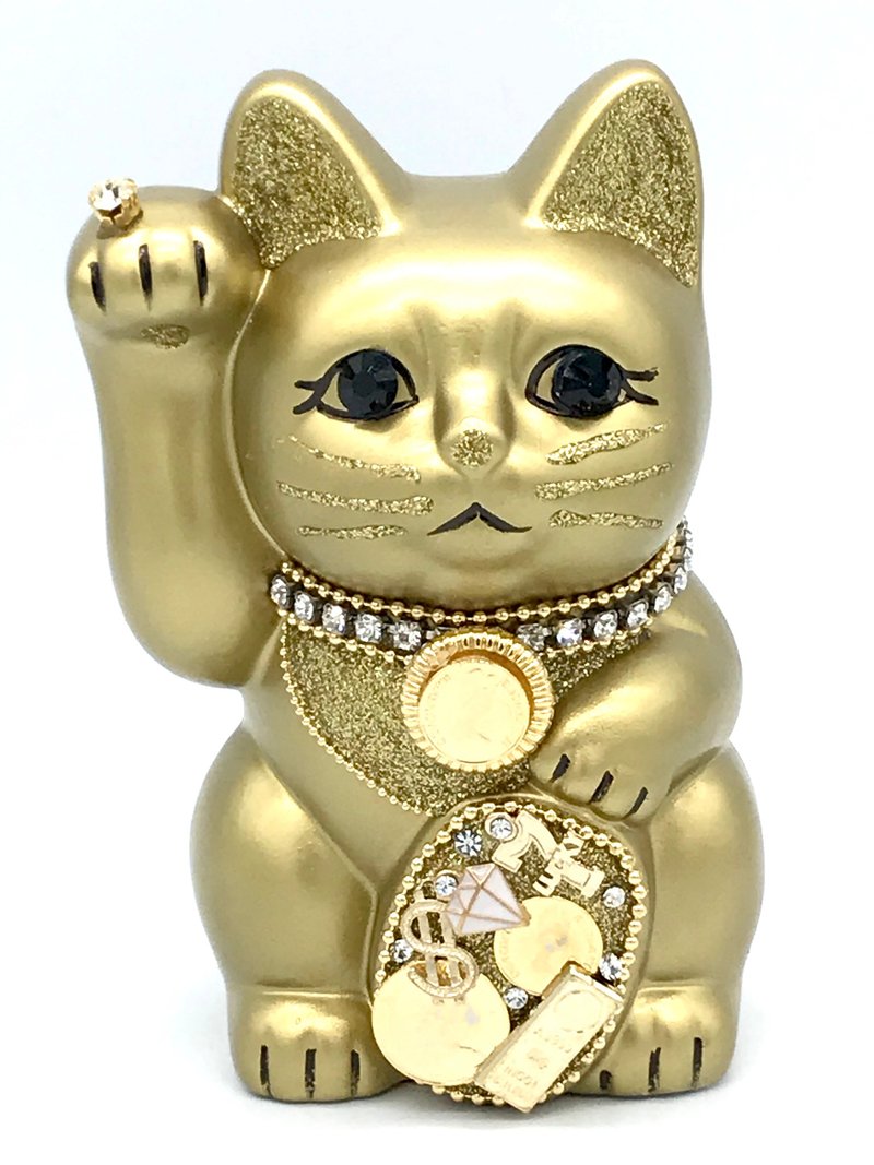 Millionaire Cat - 摆饰 - 陶 金色