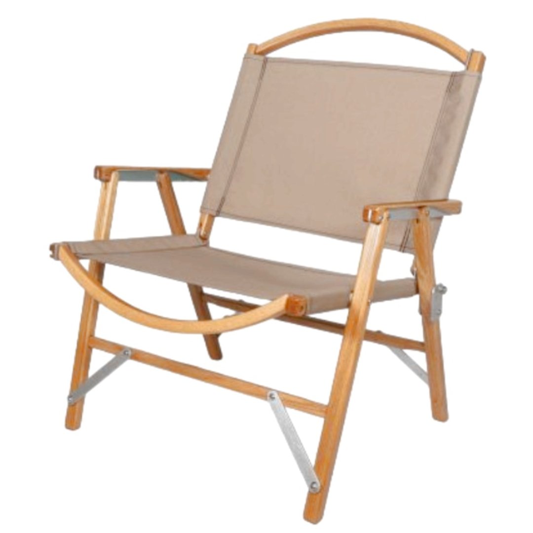 Kermit Wide Chair 白橡木克米特椅宽版(卡其) 户外露营 折叠椅 - 露营用品 - 木头 卡其色