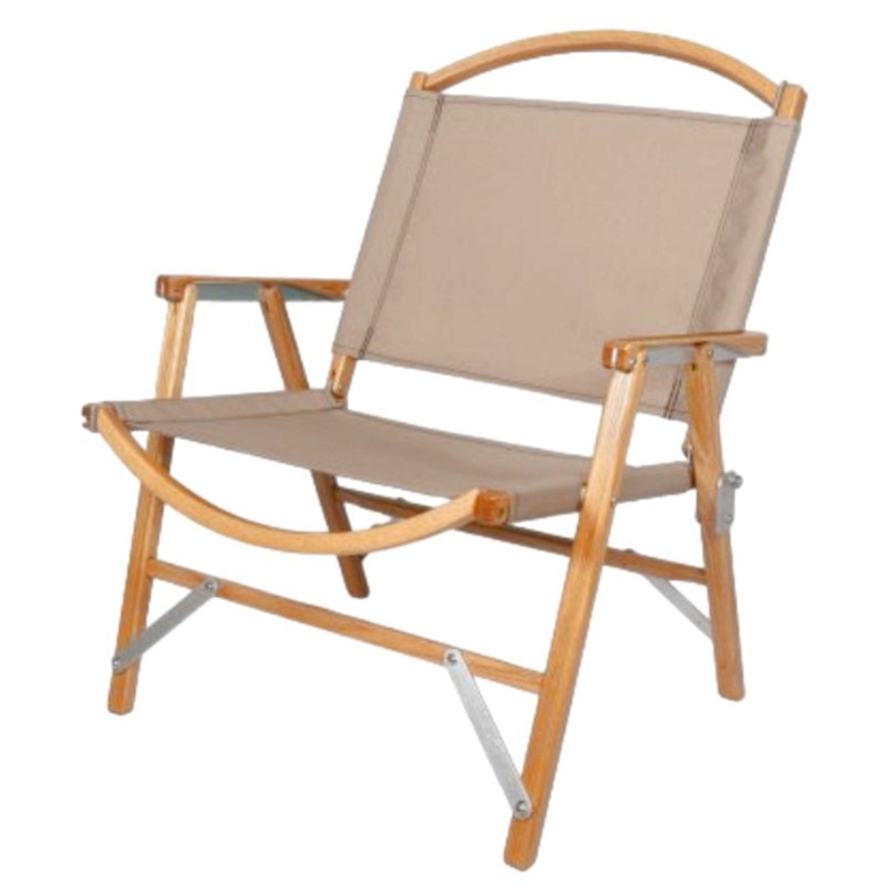 Kermit Wide Chair 白橡木克米特椅宽版(卡其) 户外露营 折叠椅 - 露营用品 - 木头 卡其色