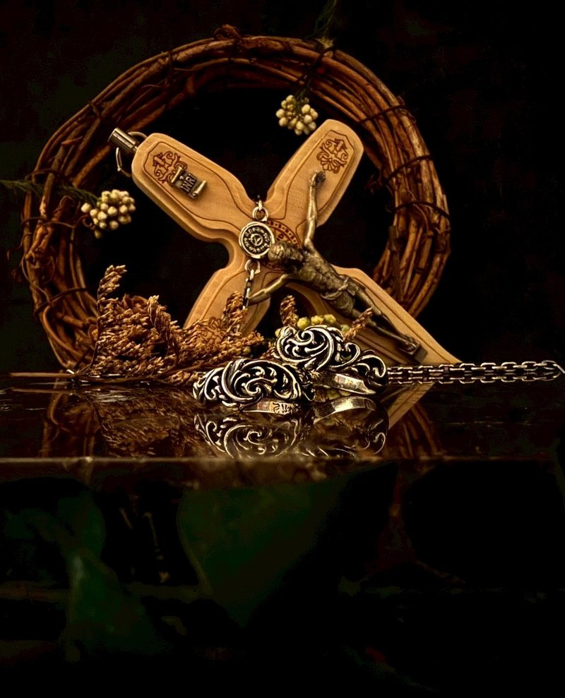 【图腾系列】花藤 Hanato  925纯银 - 戒指 - 纯银 银色