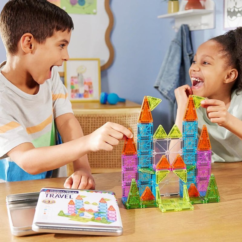 Magna-Tiles 迷你磁力积木-55片豪华旅行套组(磁力片 玩具) - 玩具/玩偶 - 其他材质 