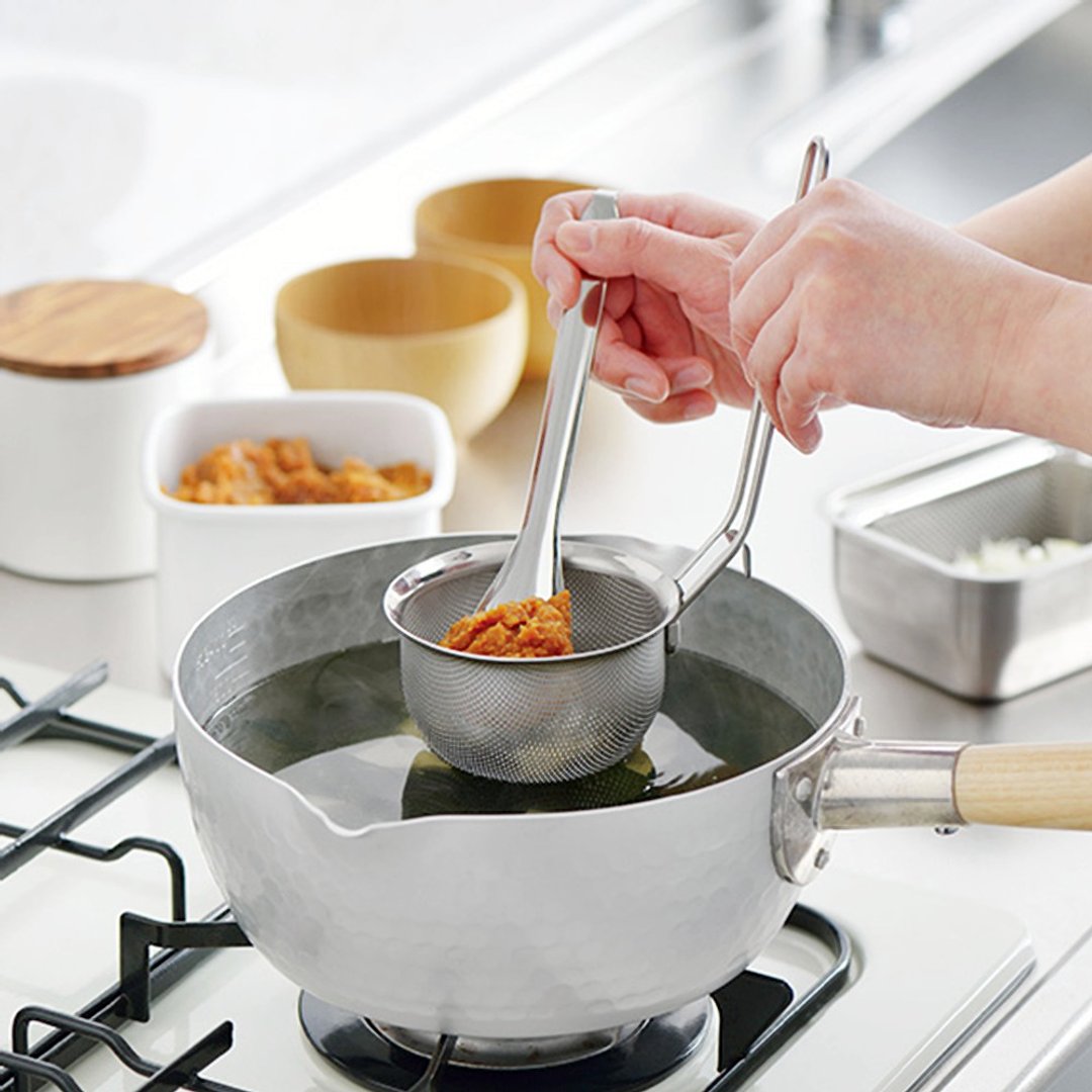 家事问屋日本制304不锈钢多功能过滤勺组(味噌、咖喱) - 厨房用具 - 不锈钢 银色