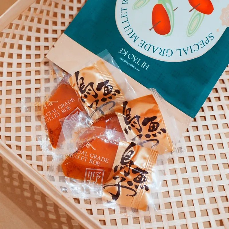 海涛客│家庭包-乌鱼子│小琉球伴手礼 - 熟食小吃 - 新鲜食材 咖啡色
