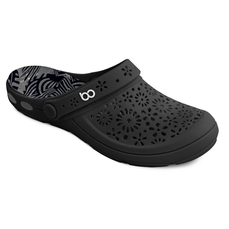 【 BOAONDA 】巴西原创设计 | NELLIE 001-PRETO 休闲半拖  女鞋 - 女款休闲鞋 - 环保材料 