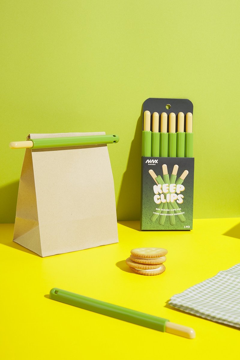 Keep Clips（绿）| Niknax | 包夹 - 其他 - 塑料 绿色