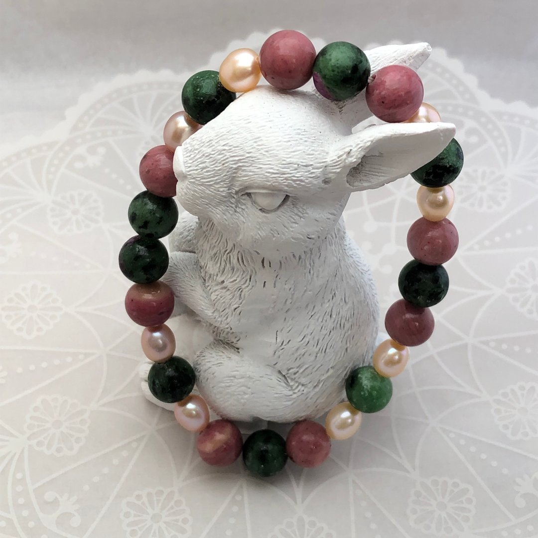 beautiful natural stone bracelet - 手链/手环 - 石头 多色