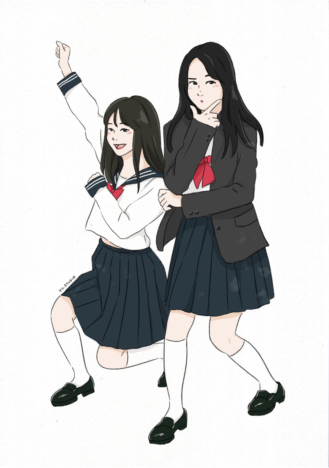 【 电子档 】客制化人像 | 卡通漫画 | 似颜绘 - 电子手绘真人画像/绘画/插画 - 其他材质 