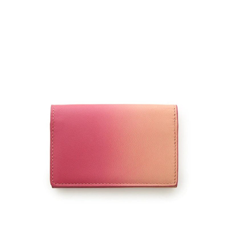 Irodori 季节色彩名片夹-桃 - 名片夹/名片盒 - 真皮 粉红色
