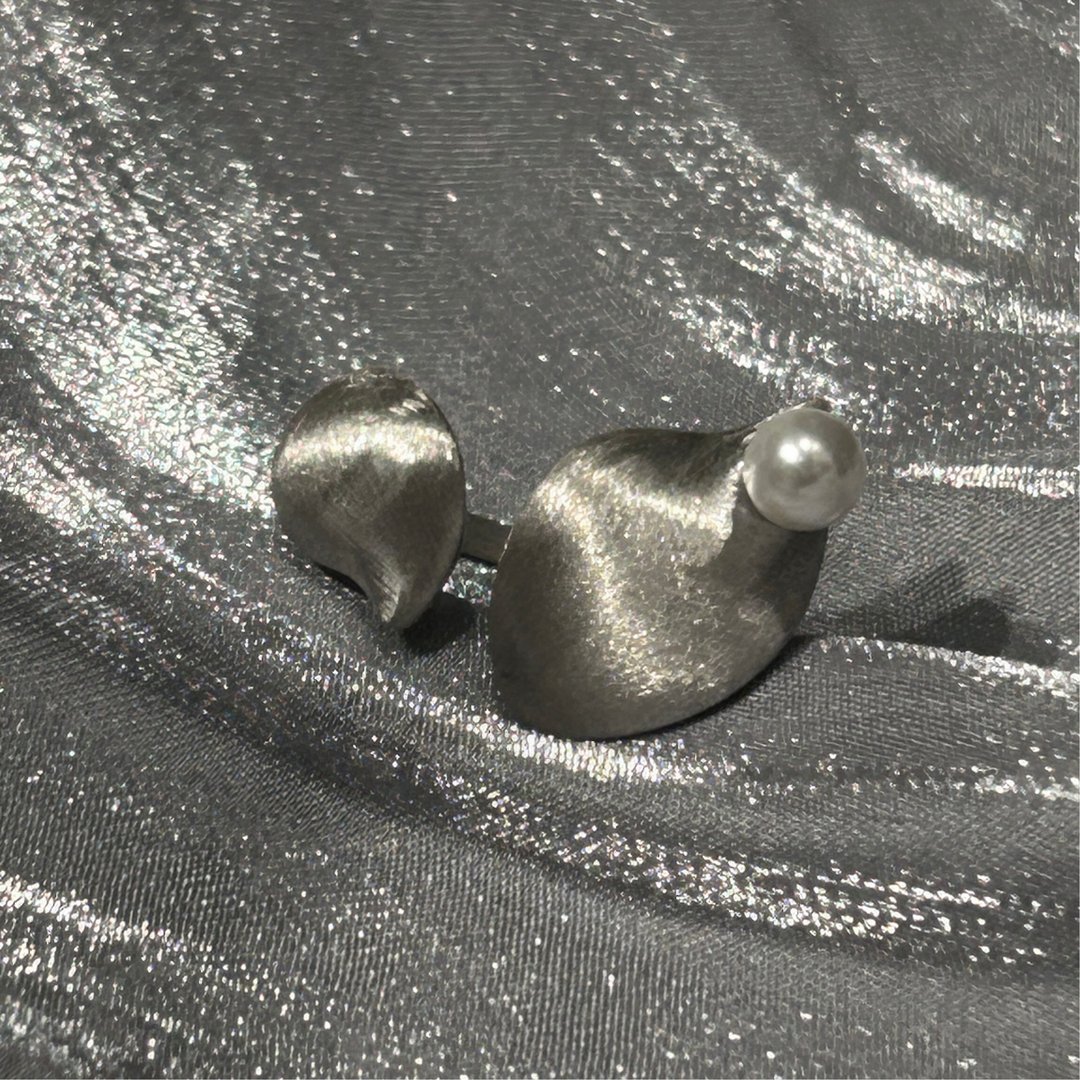 朦胧之境指间戒-银 - 戒指 - 纯银 银色