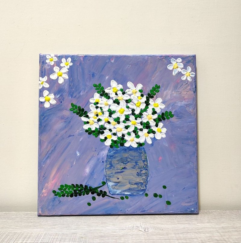 【如此美好】花无框画/压克力画/挂画/原画/圣诞礼物/交换礼物 - 摆饰 - 棉．麻 