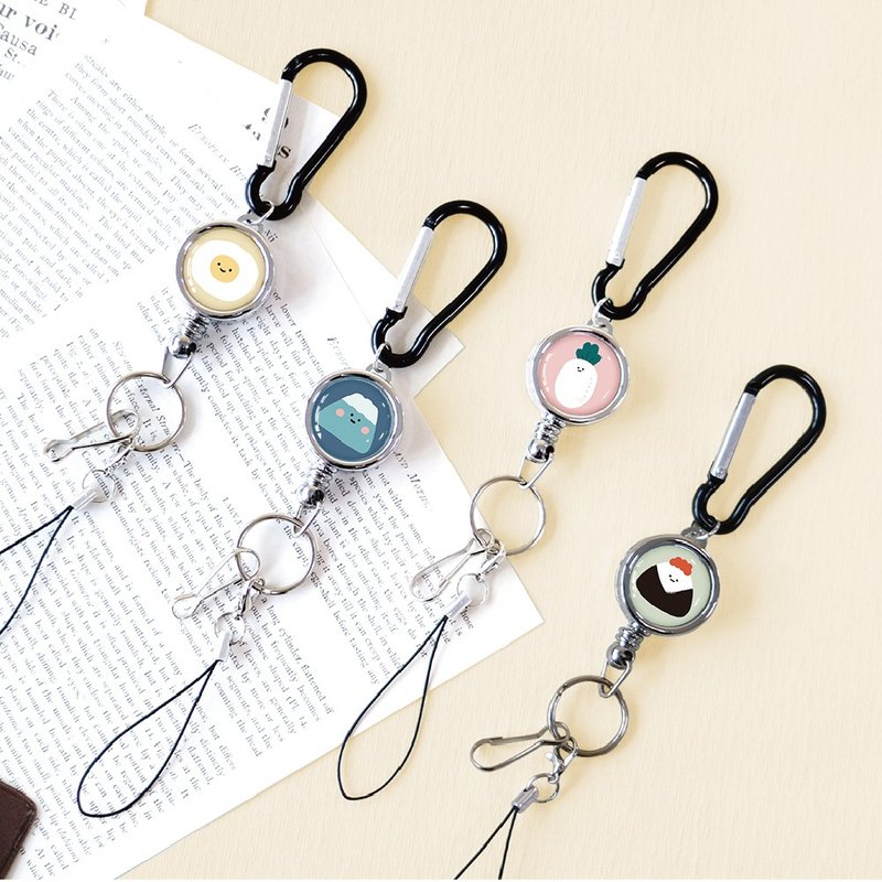 小呸角系列 CP-351 经典银多功能金属易拉扣 - 挂绳/吊绳 - 铝合金 