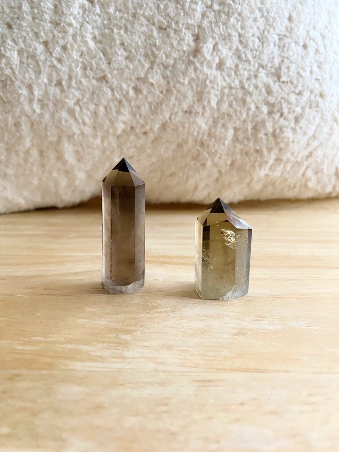 【开工新品】茶晶水晶柱 - 摆饰 - 水晶 