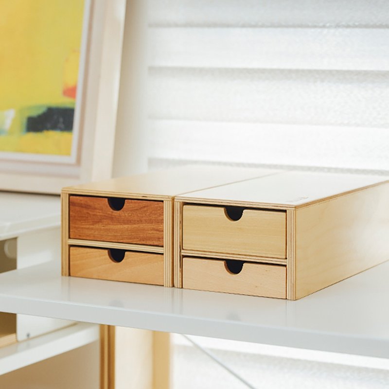 实木抽屉式收纳【小】 - 收纳用品 - 木头 多色