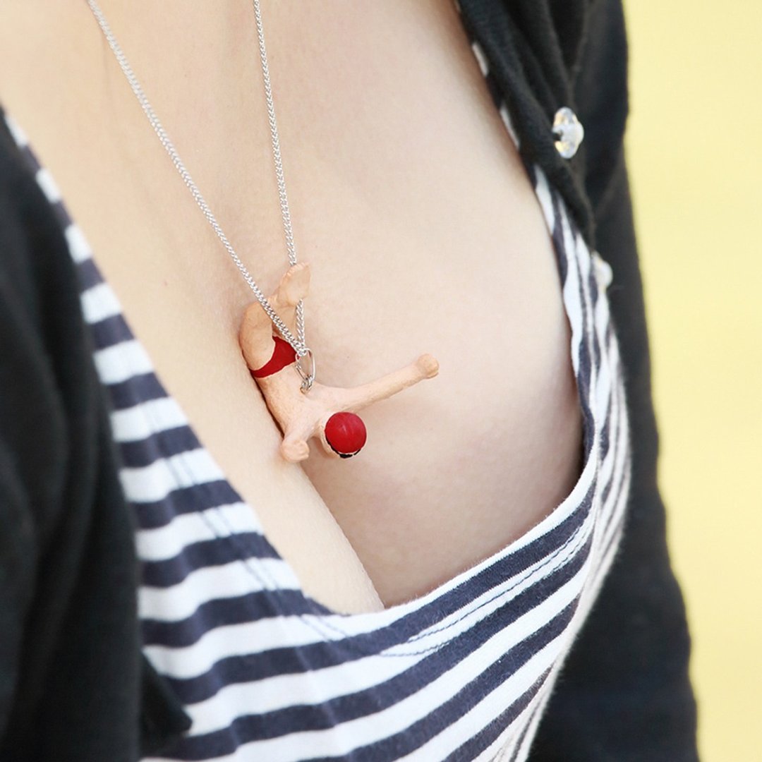 タニマダイバーNecklace / ハイダイバー - 项链 - 塑料 红色